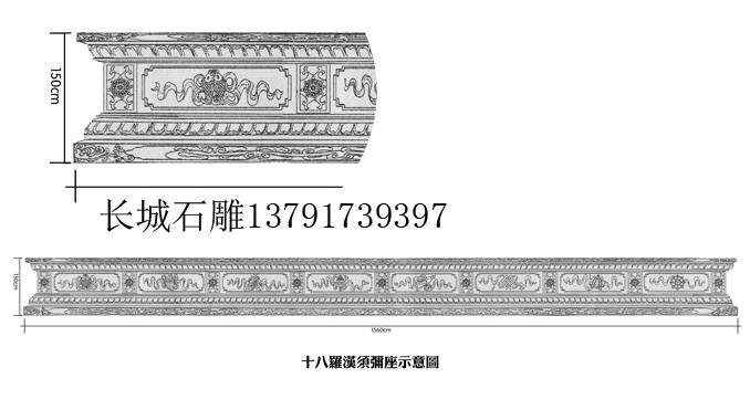     石雕須彌座臺(tái)基的發(fā)展與佛教文化密切相關(guān)，石雕須彌座最早是用于佛像下面的一種基座形式。