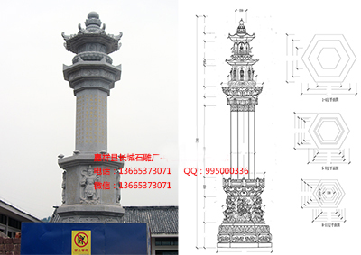 佛教石雕經(jīng)幢雕刻內(nèi)容有哪些含義